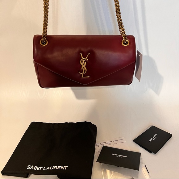 SAINT LAURENT
Calypso Small YSL Shoulder Bag in Smooth Padded Leather - Picture 10 of 11
